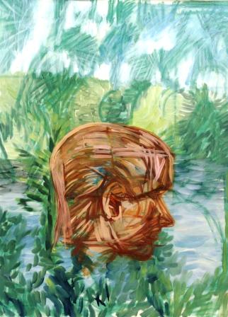 Oil on canvas H 76cm x W 54cm