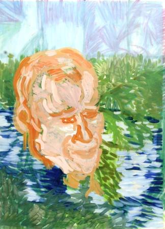 Oil on canvas H 76cm x W 54cm