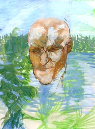 Oil on canvas H 76cm x W 54cm