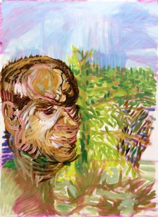 Oil on canvas H 76cm x W 54cm