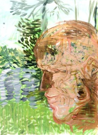 Oil on canvas H 76cm x W 54cm