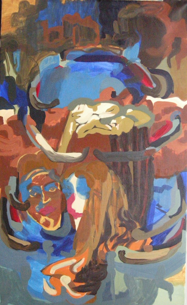 Oil on canvas 153.5cm x 91.5cm