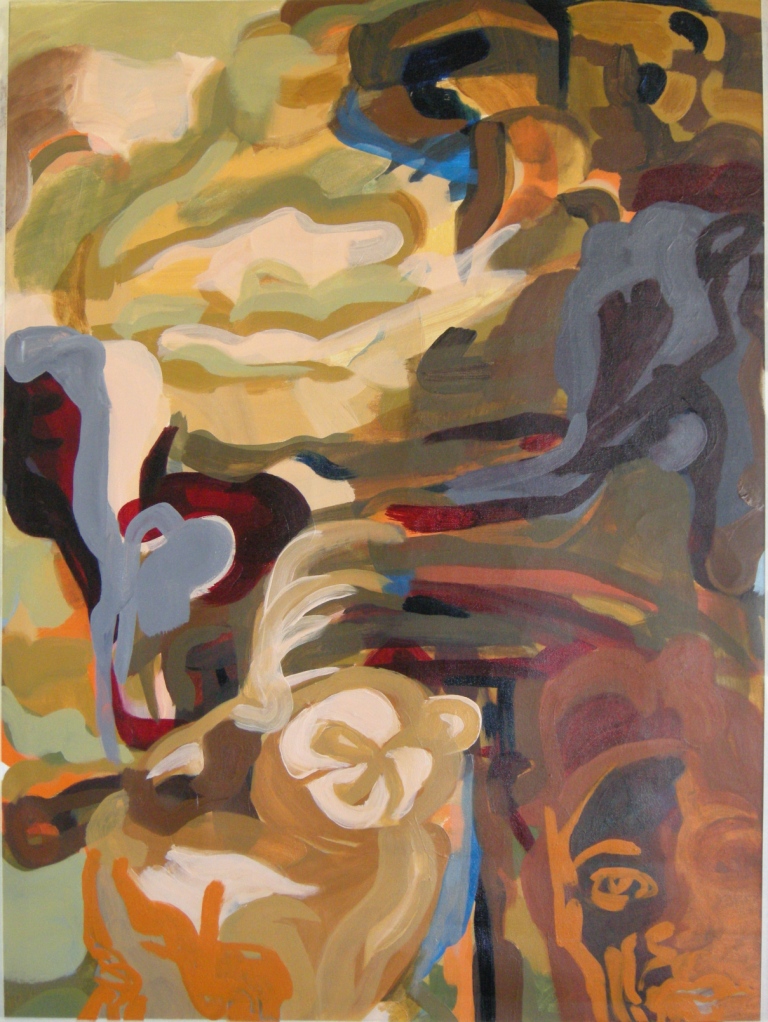 Oil on canvas H 98cm x W 71cm