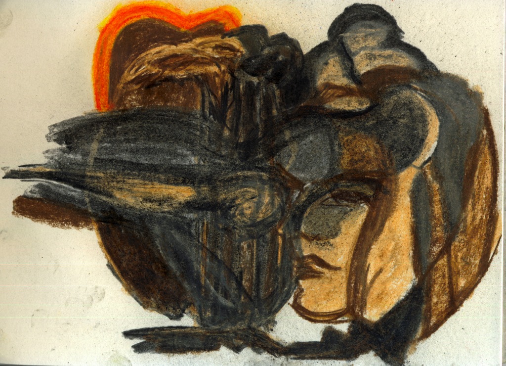 Pastel drawing H 21cm x W 29cm