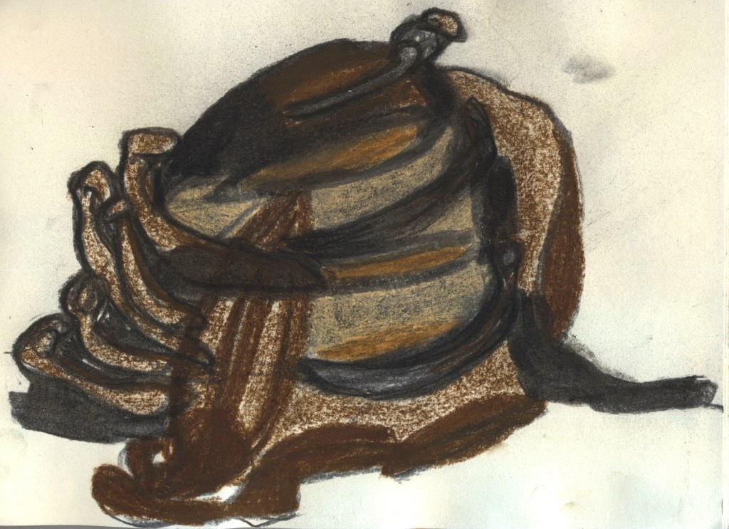 Pastel drawing H 21cm x W 29cm