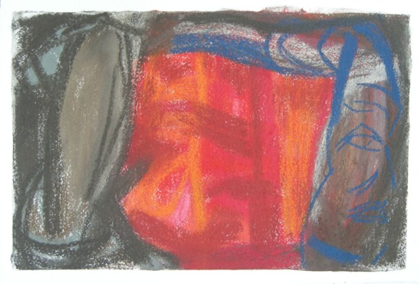 pastel drawing H 38cms x W 57cms