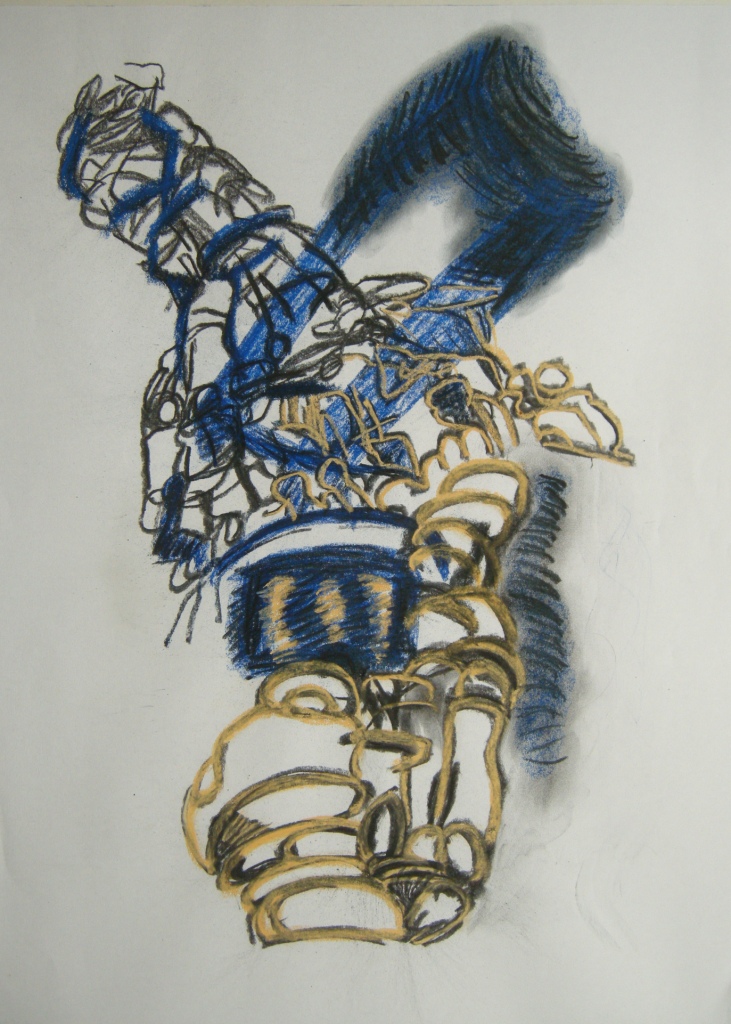 ephemeral 2nd draft, Drawing, H 88cm x W 56cm