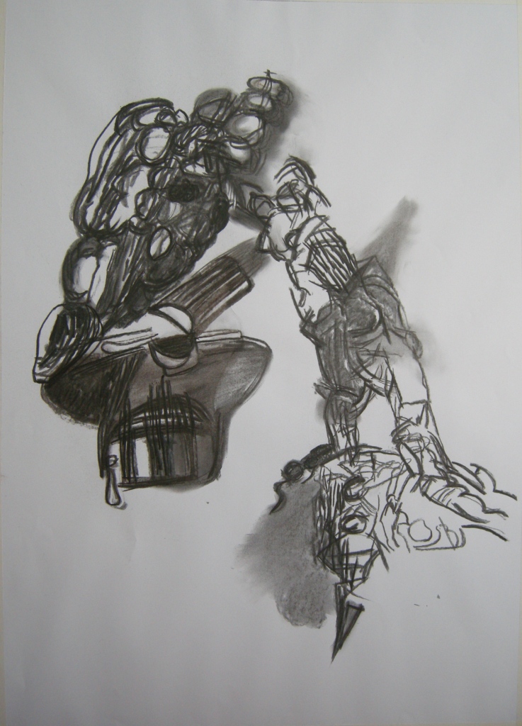 ephemeral 5th draft, Drawing H 80cm x W 57cm