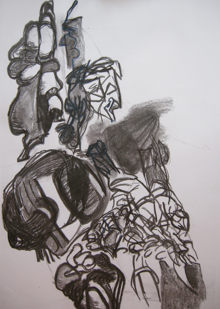 ephemeral 7th draft, Drawing H 80cm x W 56cm