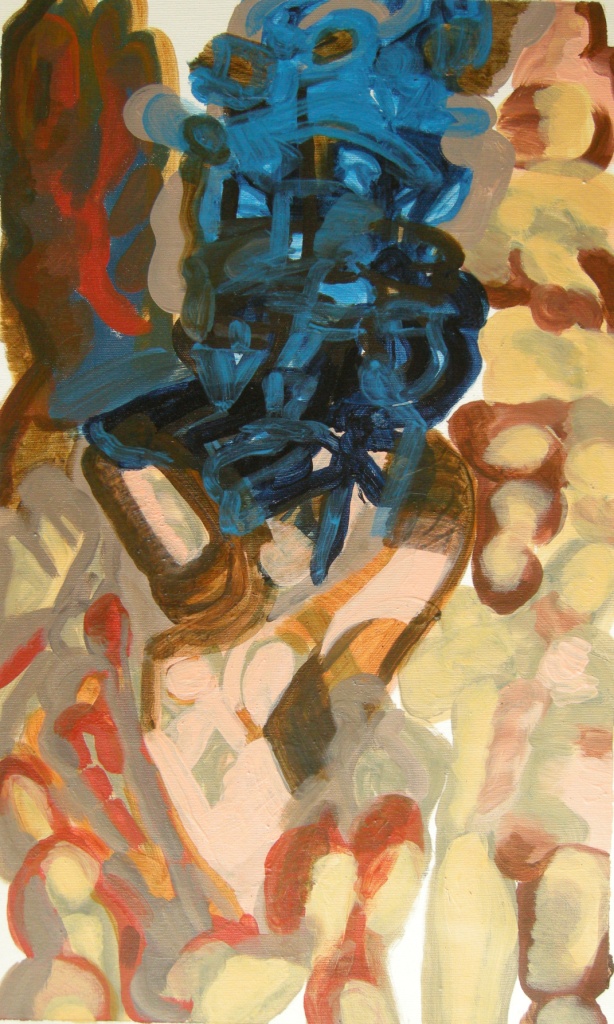 ephemeral draft 9, Oil on canvas H 62cm x W 37cm