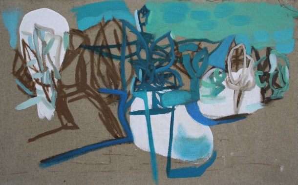 Oil on linen, H30cm x W 50cm