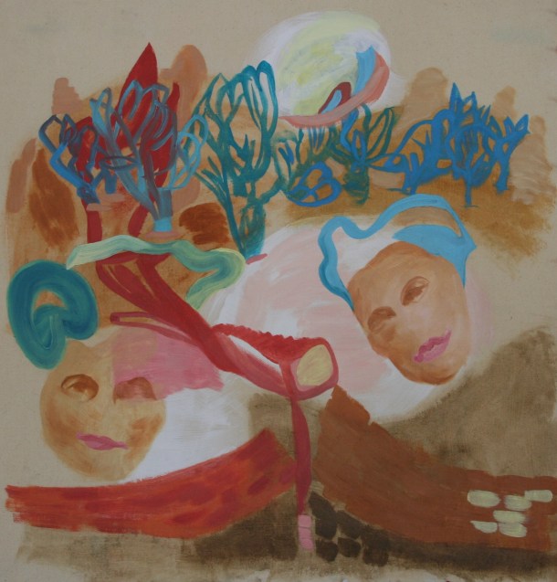 Oil on canvas, H 80cm x W 80cm