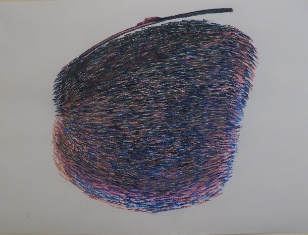 Pastel drawing; H 59cm x W 84cm